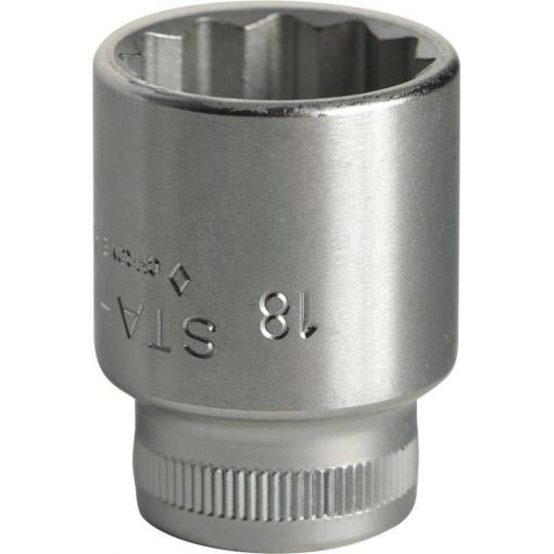 Stahlwille 45 18 02010018 Dvojitý šestiúhelník vložka pro nástrčný klíč 18 mm 3/8