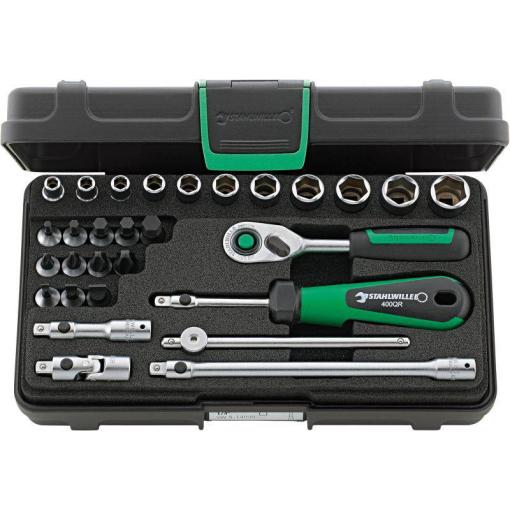 Stahlwille 40/23/6QR KN sada nástrčných klíčů, 1/4 (6,3 mm), 96011137