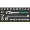 Stahlwille TCS 1/2 ZOLL 52/14/4 QR sada nástrčných klíčů, 96830352