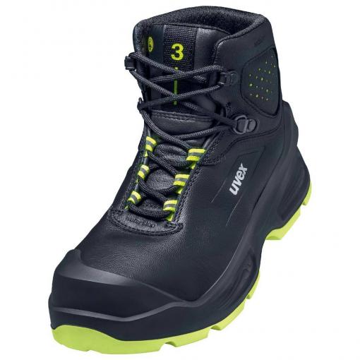 uvex 3 6872247 bezpečnostní obuv S3, velikost (EU) 47, černá, žlutá, 1 pár