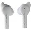 Boompods Bassline GO špuntová sluchátka (In Ear) Bluetooth® bílá headset, regulace hlasitosti, odolné vůči potu, dotykové ovládání