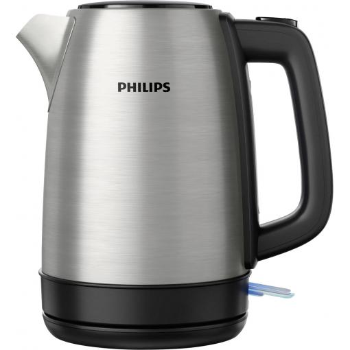 Philips Home HD9350/90 Daily rychlovarná konvice, nerezová ocel, černá, HD9350/90