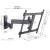 Vogels TVM 3445 TV držák na zeď 81,3 cm (32) - 165,1 cm (65) nakláněcí, naklápěcí