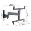 Vogels TVM 3465 TV držák na zeď 81,3 cm (32) - 165,1 cm (65) nakláněcí, naklápěcí