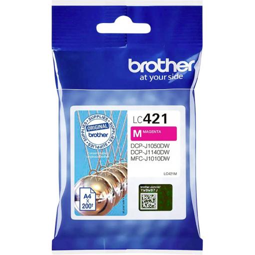 Brother Ink LC-421M originál purppurová LC421M