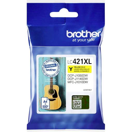 Brother Ink LC-421XLY originál žlutá LC421XLY