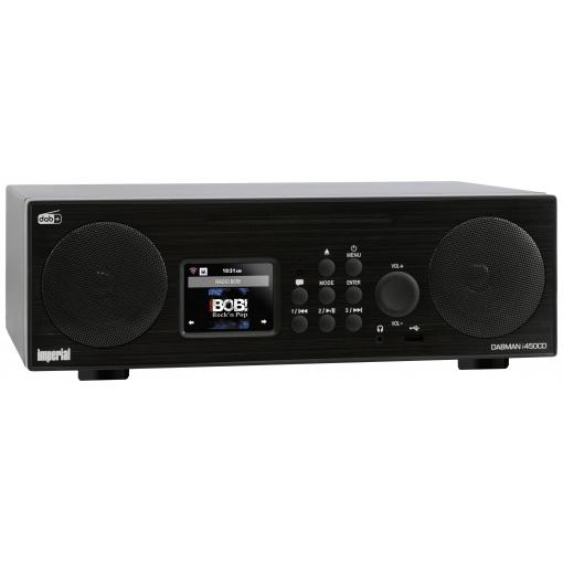 Imperial DABMAN i450 CD kuchyňské rádio DAB+, internetové, FM CD, USB, Bluetooth Spotify černá