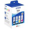 Epson C13T00P640 104 EcoTank Multipack náhradní náplň originál Epson černá, azurová, žlutá, purppurová 260 ml