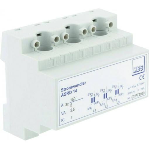MBS ASRD 14 3X125/5A 3,75VA Kl.1 96041 Transformátor montáž na DIM lištu 1 ks