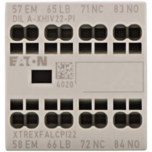 Eaton DILA-XHIV22-PI blok pomocných spínačů 2 spínací kontakty, 2 rozpínací kontakty 4 A 1 ks