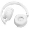 JBL Tune 510BT sluchátka otevřená (On Ear) Bluetooth® bílá headset, složitelná, Indikátor nabití, Vypnutí zvuku mikrofonu