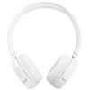 JBL Tune 510BT sluchátka otevřená (On Ear) Bluetooth® bílá headset, složitelná, Indikátor nabití, Vypnutí zvuku mikrofonu