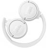 JBL Tune 510BT sluchátka otevřená (On Ear) Bluetooth® bílá headset, složitelná, Indikátor nabití, Vypnutí zvuku mikrofonu