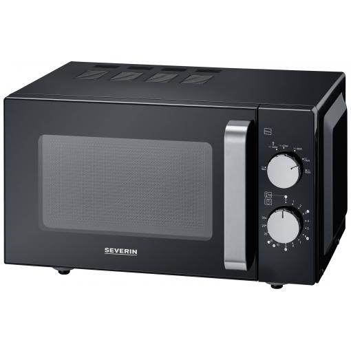 Severin MW 7761 mikrovlnná trouba černá, nerezová ocel 800 W