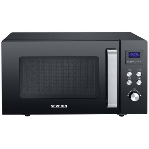Severin MW 7763 mikrovlnná trouba černá, nerezová ocel 900 W funkce grilování