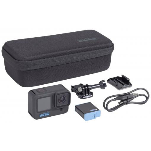 GoPro HERO 10 Black Actioncam - 5K / 60 BpS Sportovní outdoorová kamera dotyková obrazovka, Wi-Fi, GPS, stabilizace obrazu, časová prodleva, zpomalený pohyb /