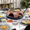 Tristar Festa Connec raclette gril 6 pánví terakota, černá