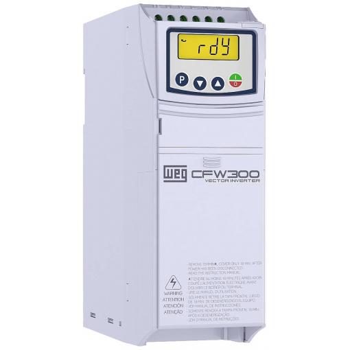 WEG frekvenční měnič CFW300 B 08P2 T4 4 kW 3fázový 380 V, 480 V