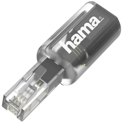 Hama telefonní adaptér 0 mm černá (transparentní)