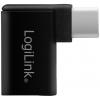 LogiLink USB 3.0 adaptér [1x USB 3.2 gen. 1 zásuvka A - 1x USB 3.0 zástrčka C ] AU0055 90° zatočeno doprava