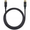 Manhattan DisplayPort kabel Konektor DisplayPort, Konektor DisplayPort 1.00 m černá 355568 třížilový stíněný, PVC plášť, pozlacené kontakty Kabel DisplayPort
