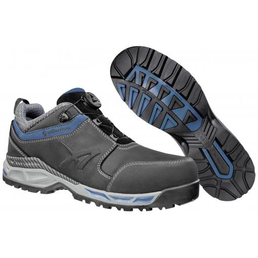 Albatros TOFANE BLACK QL LOW S3 ESD HRO SRC 648510256000045 bezpečnostní obuv S3, velikost (EU) 45, černá/modrá, 1 pár