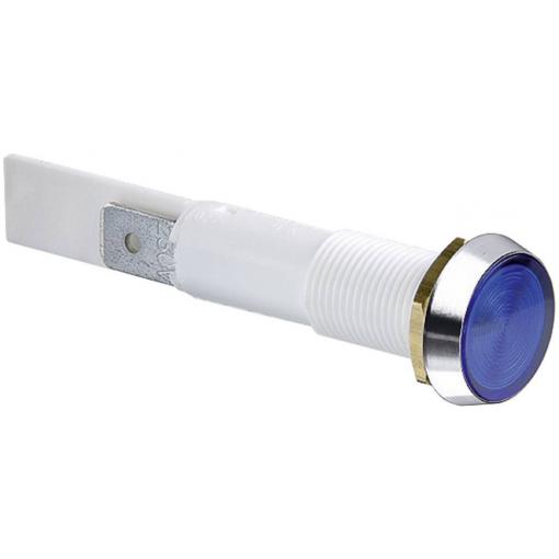 LED signálka Arcolectric C0275OSMAD, montáž do panelu, 230 V/AC, modrá