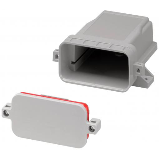 Phoenix Contact ECS - KIT - 64X80-S-UV-7042 1319373 elektronická krabice 97.8 x 89.4 x 45.1 polykarbonát Šedá (RAL 7042) 1 ks