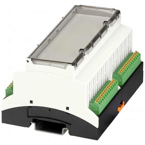 Phoenix Contact BC 107,6 - KIT - U11-7035 + 4SPTA12 1311009 elektronická krabice 107.6 x 89.7 x 60.7 polykarbonát šedobílá (RAL 7035), černá (RAL 9005) 1 ks