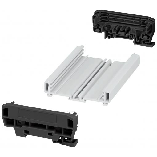 Phoenix Contact UM-PRO-KIT-B72-L120-7035 1310929 profilové pouzdro 123.8 x 92.3 x 39.45 PA šedobílá (RAL 7035), černá (RAL 9005) 1 ks