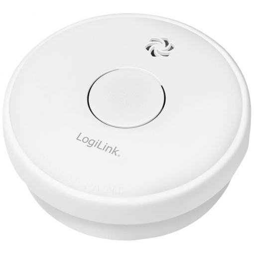 LogiLink Rauch- / Brandschutzmelder detektor kouře na baterii (Ø x v) 100 mm x 34.5 mm