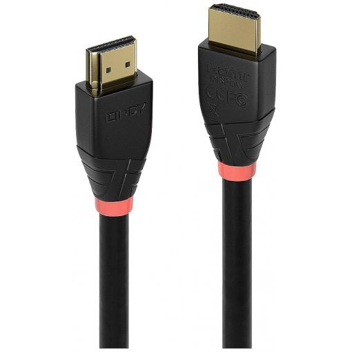 LINDY HDMI kabel Zástrčka HDMI-A, Zástrčka HDMI-A 25.00 m černá 41074 4K UHD HDMI kabel