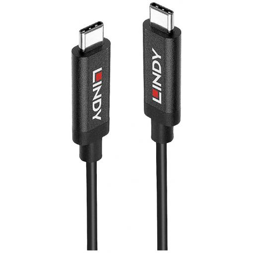 LINDY USB kabel USB 3.2 Gen2 USB-C ® zástrčka, USB-C ® zástrčka 5.00 m černá 43308