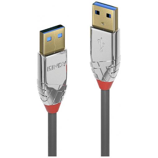 LINDY USB kabel USB 3.2 Gen1 USB-A zástrčka, USB-A zástrčka 0.50 m šedá 36625