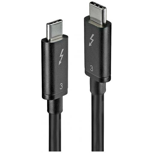 MicroConnect USB kabel USB 3.2 Gen1 USB-C®, Thunderbolt ™ (USB-C ®) zástrčka 0.5 m černá TB3005