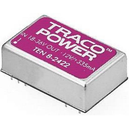 TracoPower TEN 8-2411 DC/DC měnič napětí do DPS 24 V/DC 5 V/DC 1.5 A 8 W Počet výstupů: 1 x Obsah 1 ks