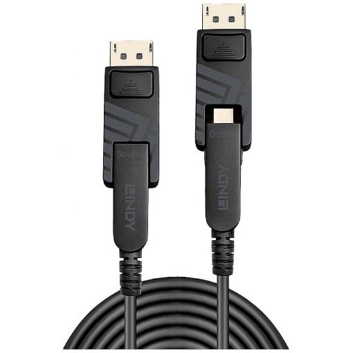 LINDY USB kabel Mini DisplayPort konektory, Mini DisplayPort konektory 20.00 m černá 38481 8K UHD Kabel DisplayPort