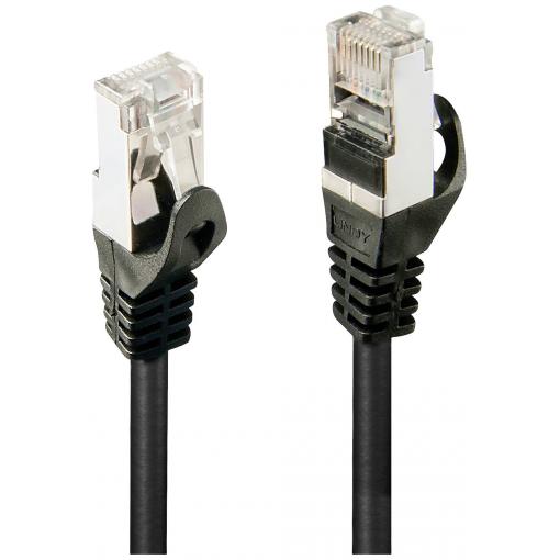 LINDY 48381 RJ45 síťové kabely, propojovací kabely CAT 5e F/UTP 1.00 m černá 1 ks
