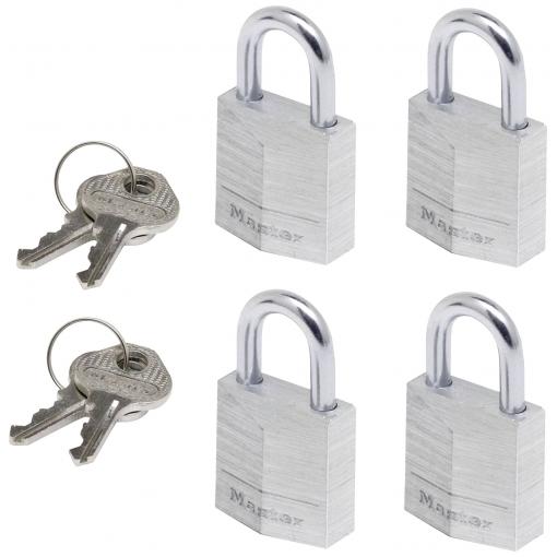 Master Lock P55992 visací zámek na klíč, hliník, ocel
