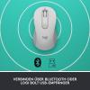 Logitech Signature M650 L optická myš, přenos bezdrátový, Bluetooth®, 5 tlačítko, 4000 dpi, bílá