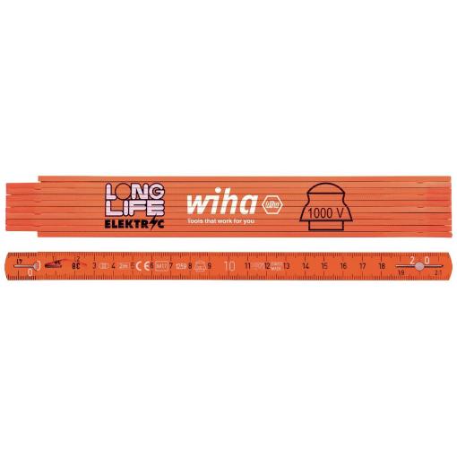 Wiha Elektriker Gliedermaßstab Longlife® 42068 skládací metr 2 m plast