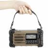 Sangean MMR-99 FM Desert A500484 outdoorové rádio, FM, nouzové rádio, Bluetooth, Solární panel, voděodolné, prachotěsné, stolní lampa, hnědá