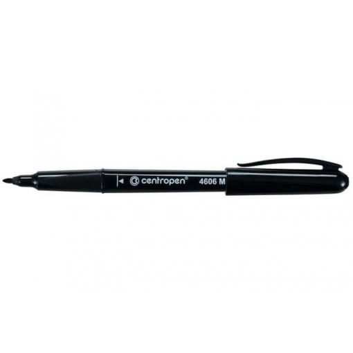 Popisovač Centropen 4606 na CD/DVD, černý, 1 mm