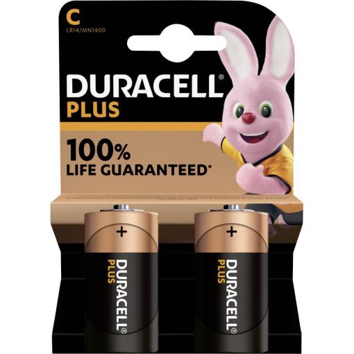 Duracell Plus-C K2 baterie malé mono C alkalicko-manganová 9.8 Ah 1.5 V 2 ks