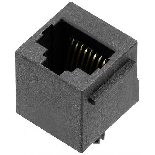 encitech 3251-0002-02, konektor RJ, zásuvka, vestavná vertikální, 1 ks