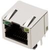 encitech 3260-0021-18, konektor RJ, zásuvka, vestavná horizontální, 1 ks