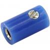 econ connect HOK25BL mini banánkový konektor zásuvka 1 ks Bulk