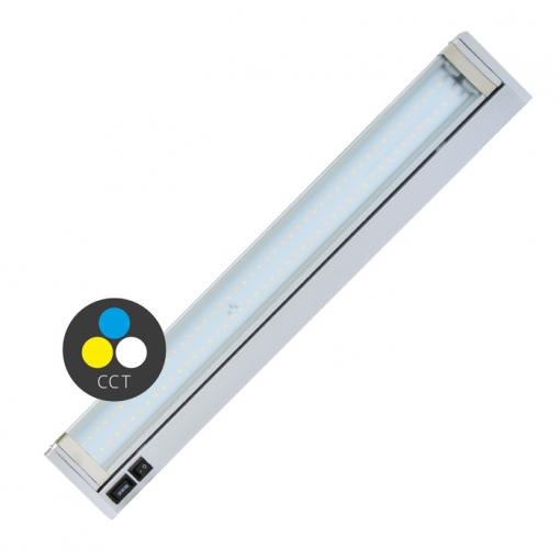 LED svítidlo GANYS TL2016-CCT 10W stříbrné, 3000-4000-6500K