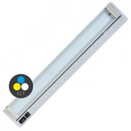 LED svítidlo GANYS TL2016-CCT 15W stříbrné, 3000-4000-6500K