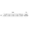 Svítidlo KOBI KFHCE2150 T8 vč.2x LEDzářivka ELW-015  22W/4000K 1500mm, IP65,